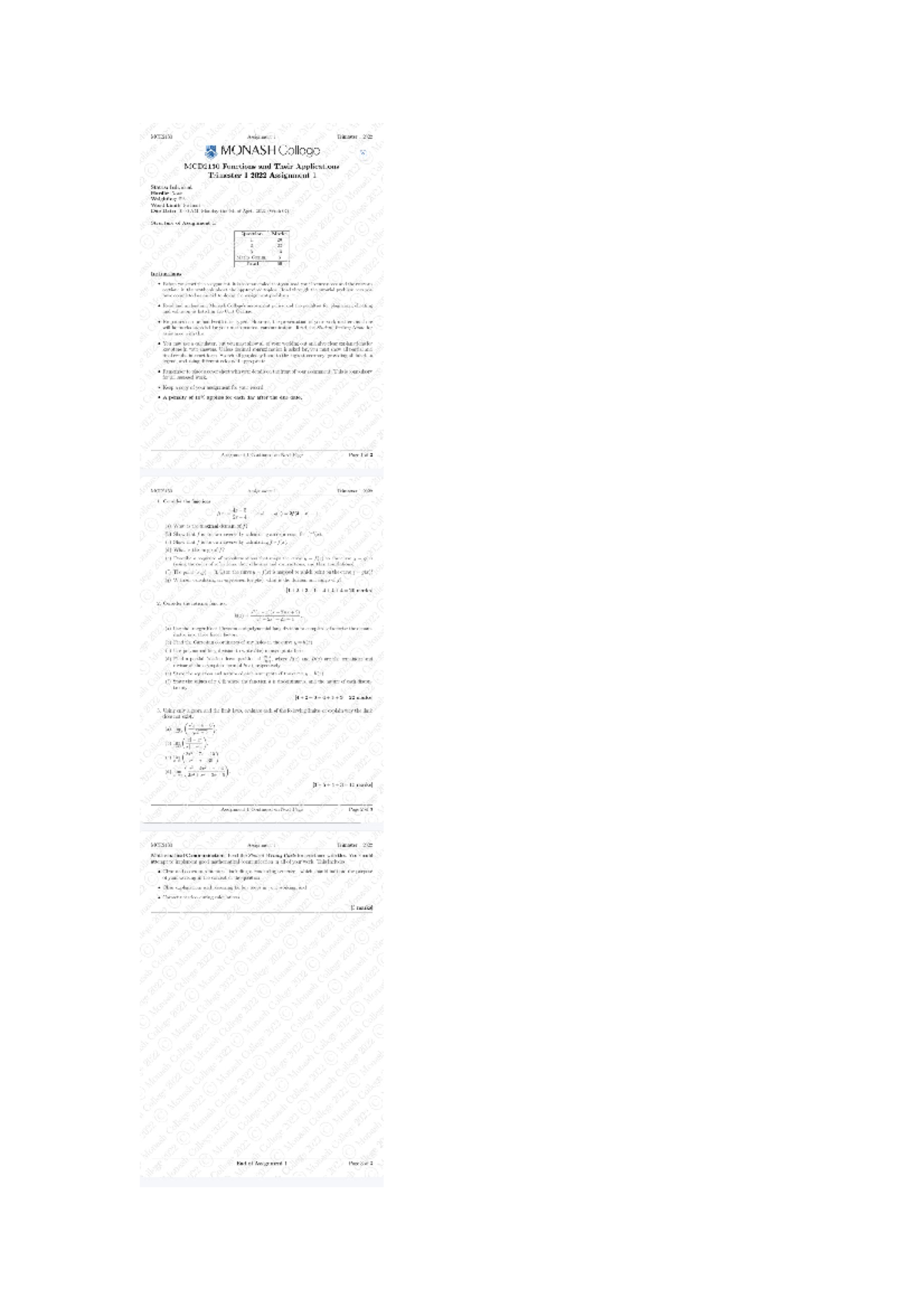 MCD2130 2022 T1 Asgmt 1 - MCD2160 - Studocu