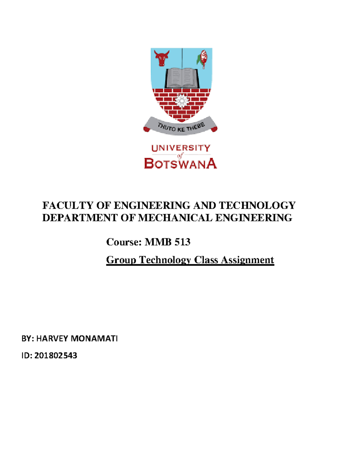 513 class assignment - identification of machining processes and ...