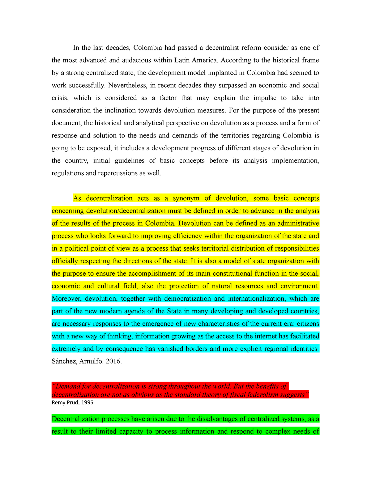 Political Science Essay Relaciones Internacionales Studocu