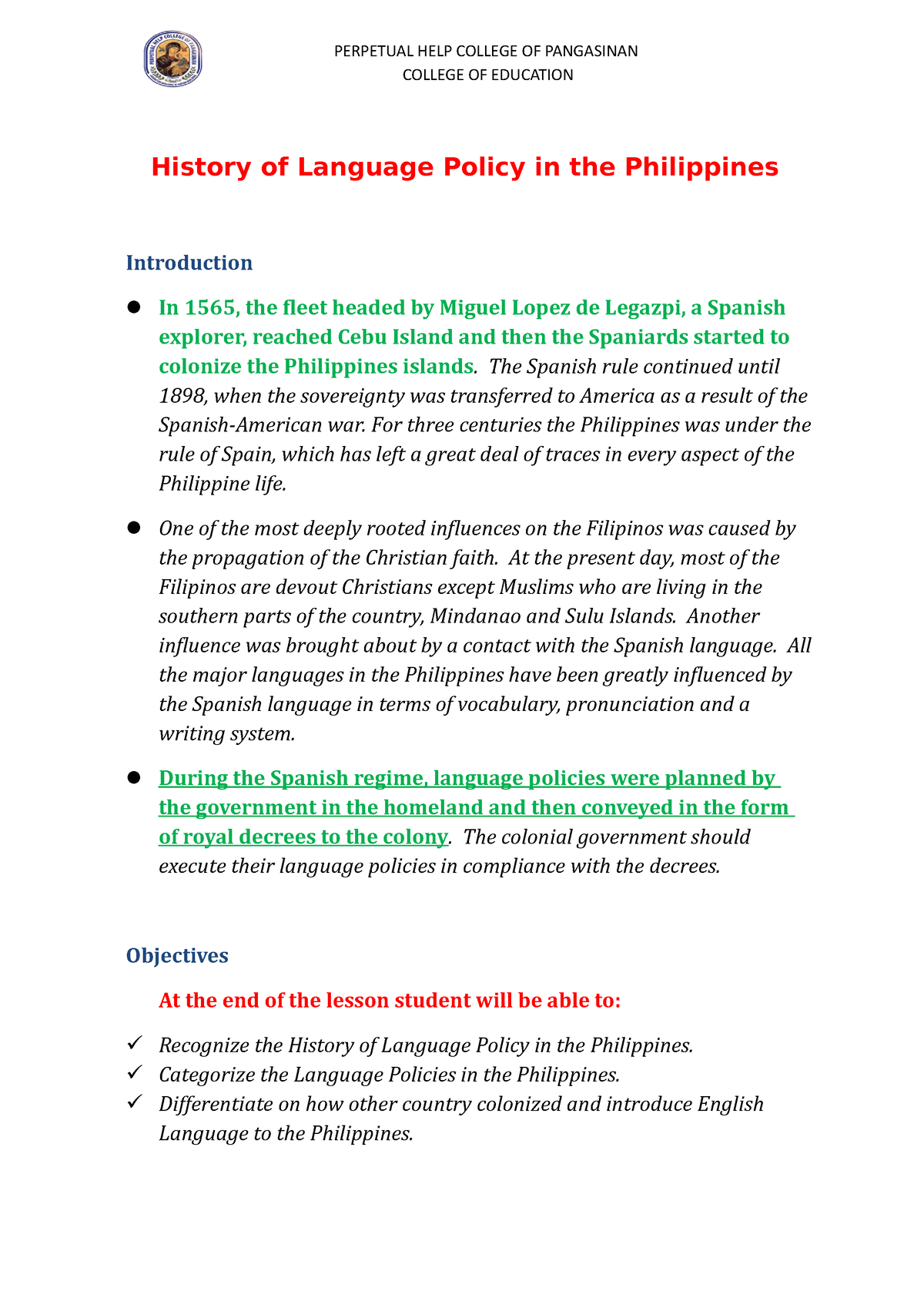 thesis topics for english language teaching in the philippines