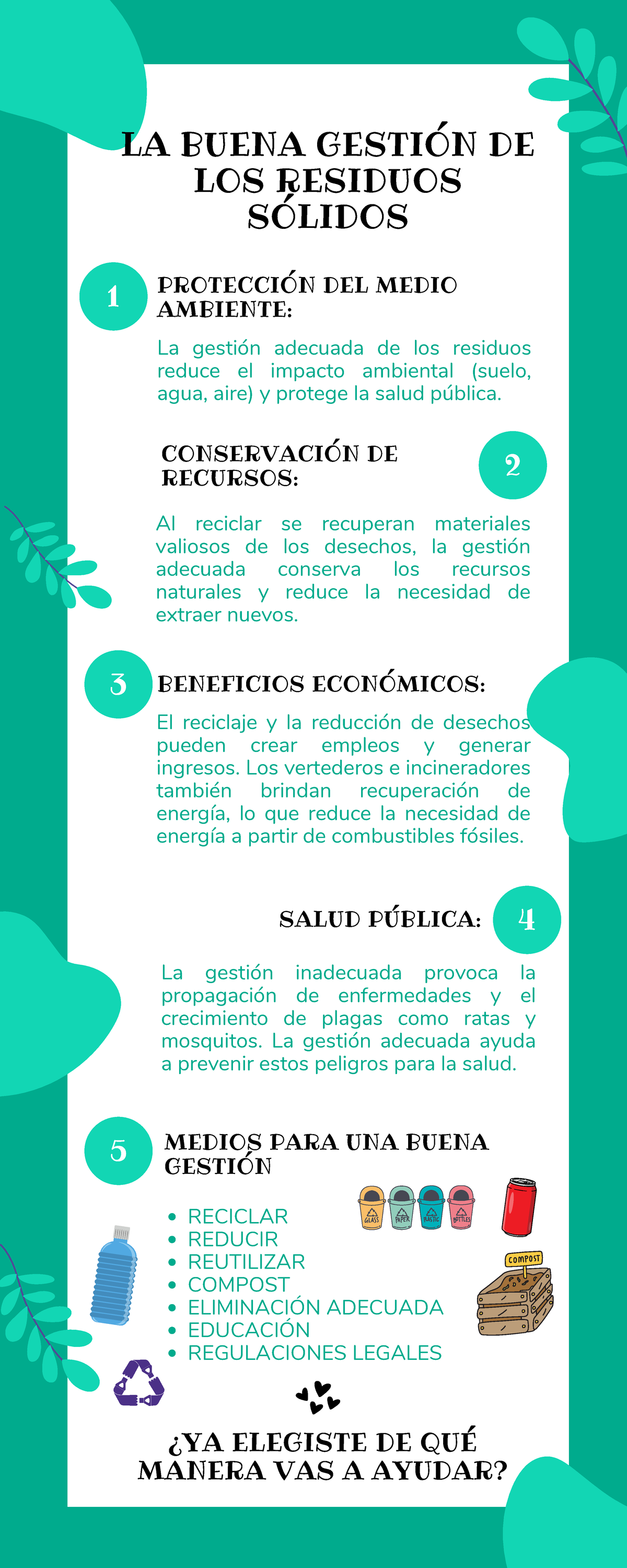 ¿Podemos ayudar al medio ambiente - 1 LA BUENA GESTIÓN DE LOS RESIDUOS ...