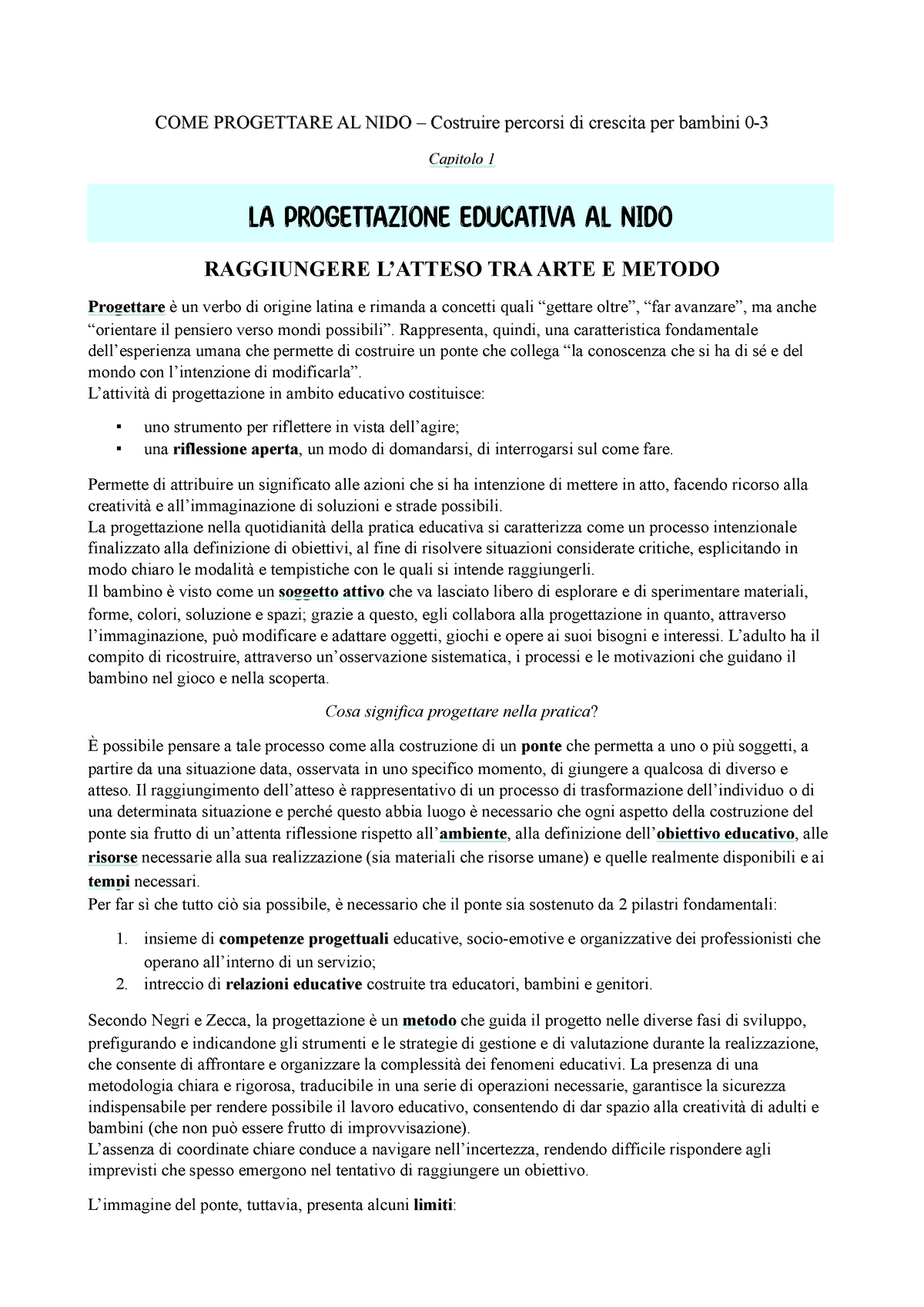 Come progettare al nido. Costruire percorsi di crescita per bambini 0-3 -  Paola Zonca, Sabina Colombini 