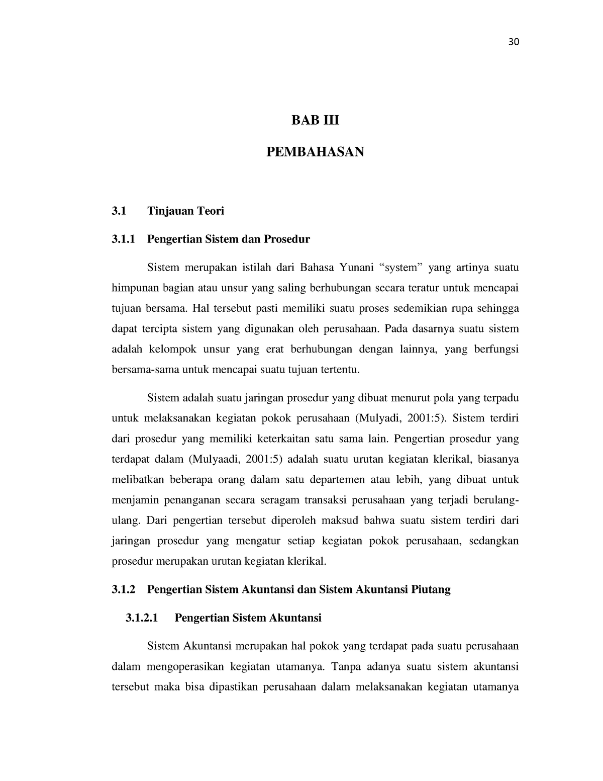 TA BAB III - Akakskks - BAB III PEMBAHASAN 3 Tinjauan Teori 3.1 ...