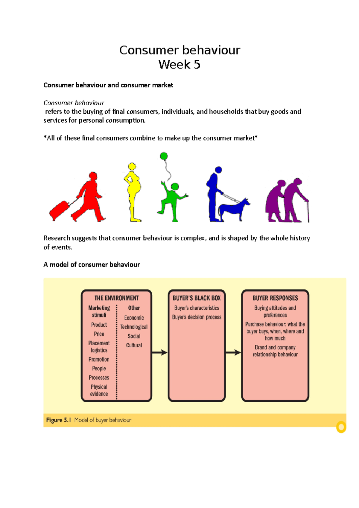 Consumer Behaviour Week 5 - Consumer Behaviour Week 5 Consumer ...