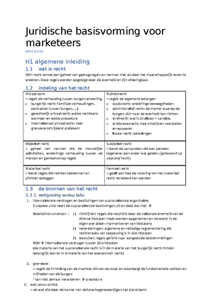 LES 1 2 - Les - Ondernemingsrecht Vrijheid Van Ondernemen En ...