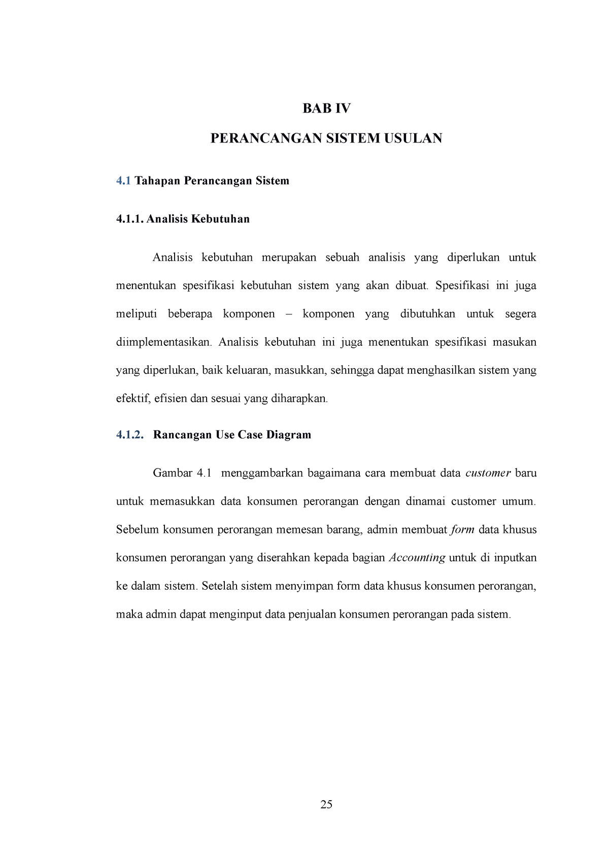 Contoh BAB IV Perancangan Sistem Usulan - BAB IV PERANCANGAN SISTEM ...