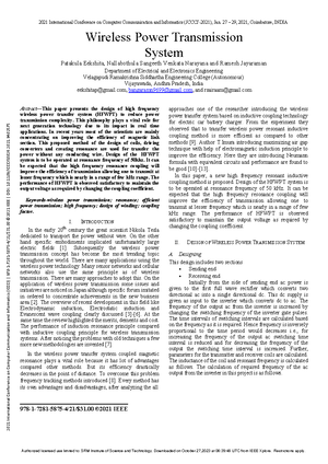 Inductive Wireless Power Transfer Charging for Electric Vehicles A ...