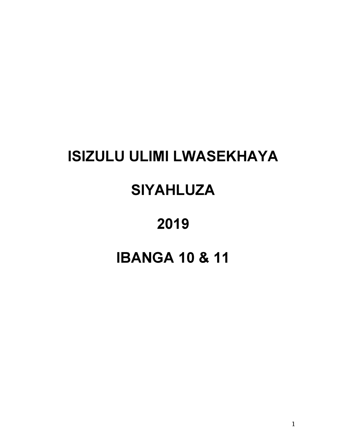 isizulu essay grade 11