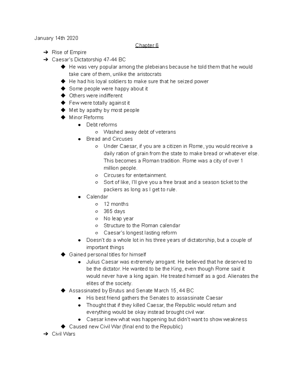 History 101 Chapter 6 - Prof. Karl Loewenstein - January 14th 2020 ...