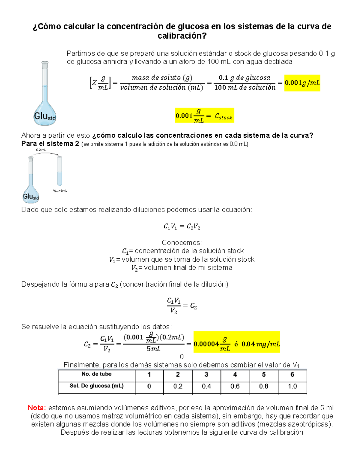 Material de apoyo P 3 Micro IND - ¿Cómo calcular la concentración de ...