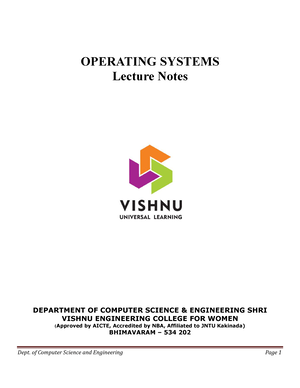 operating system term paper