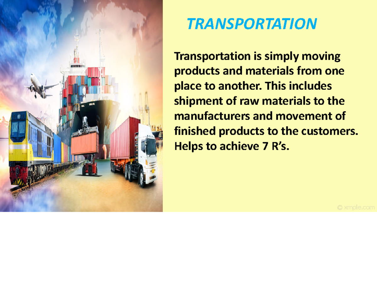 LSCM-Transportation and modes - Logistics and supply chain management ...