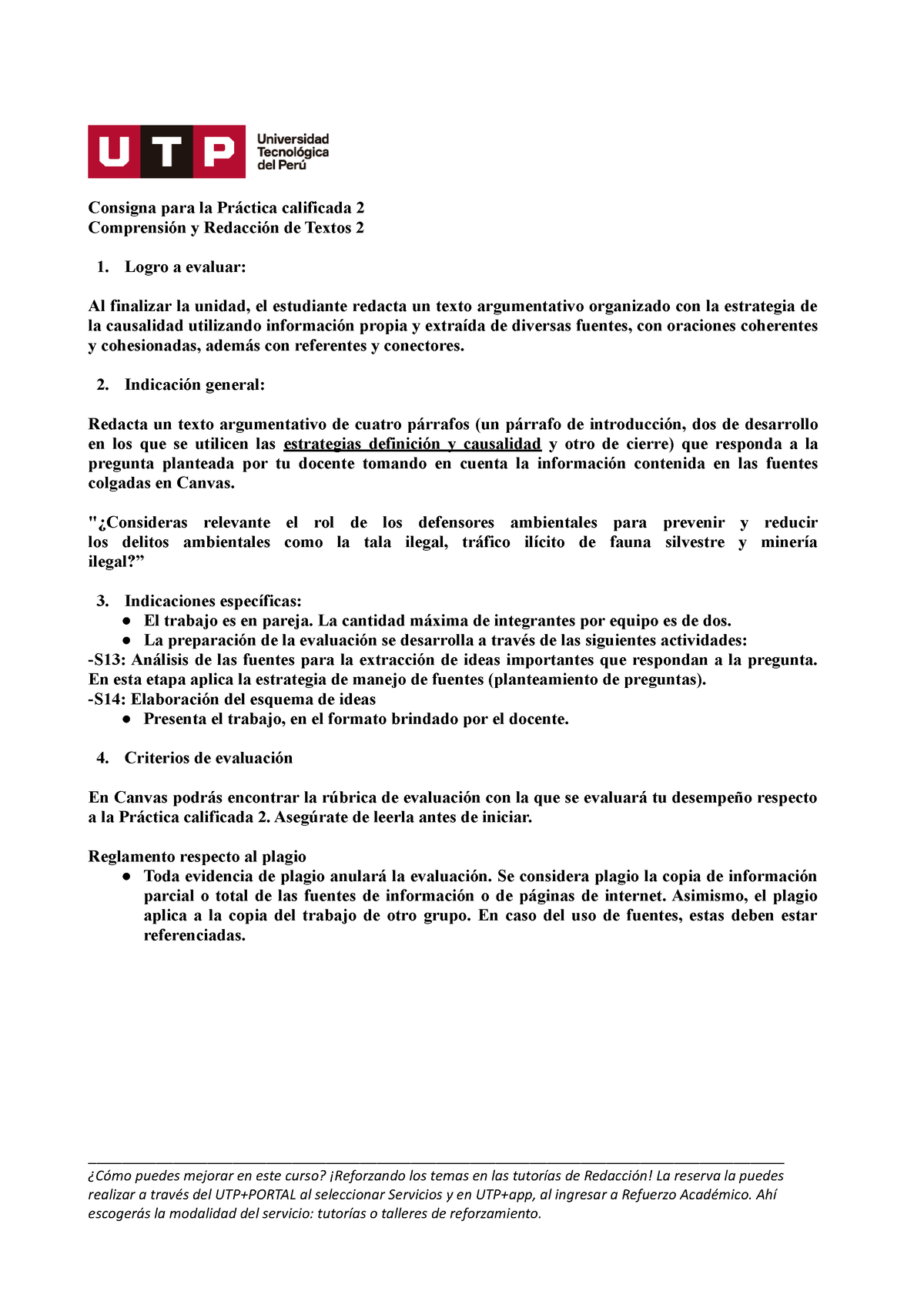 S14.s2-Esquema Para PC2 2023 Marzo (1) - Consigna Para La Práctica ...