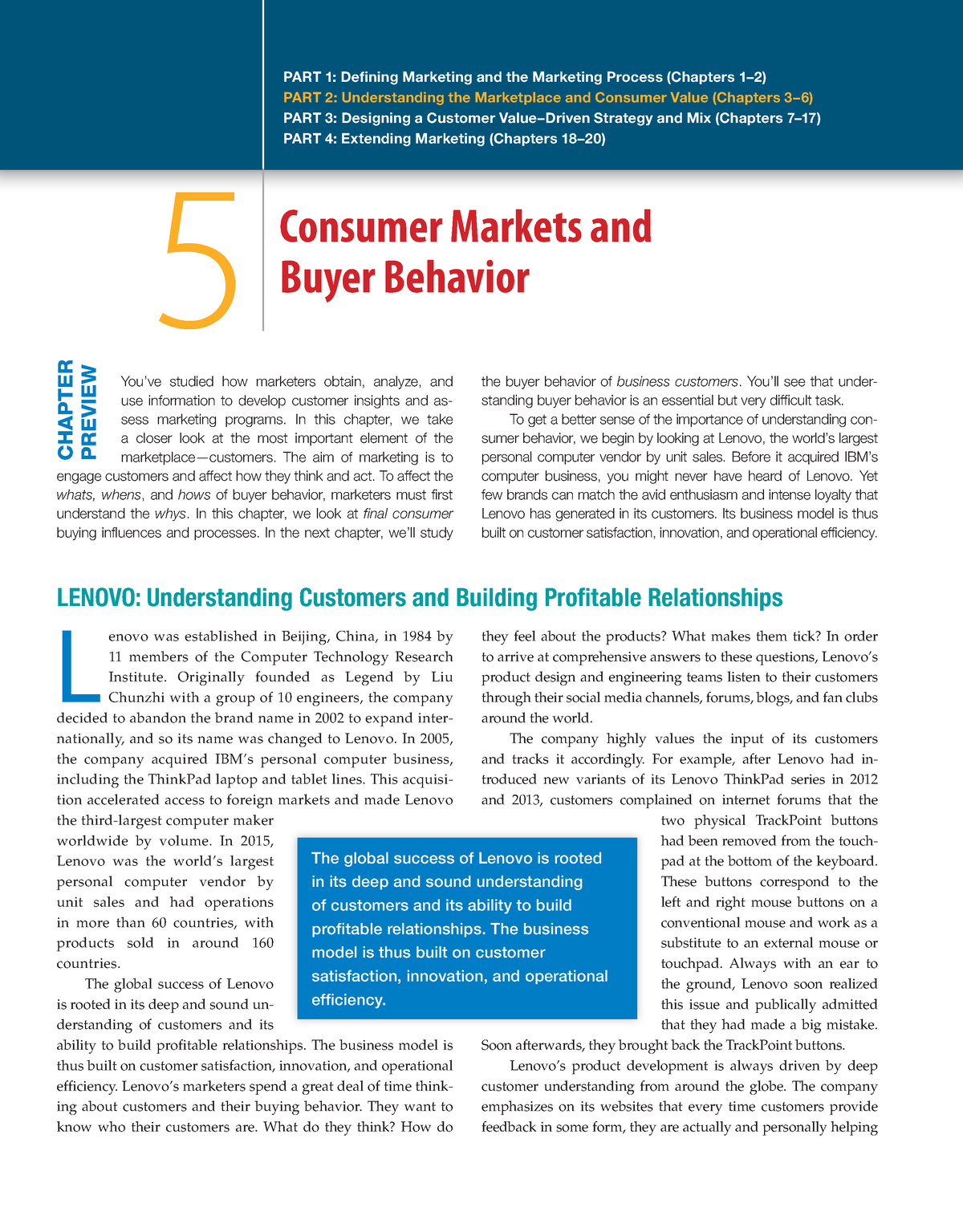 Chapter 5 - Consumer Markets And Buyer Behavior - You’ve Studied How ...