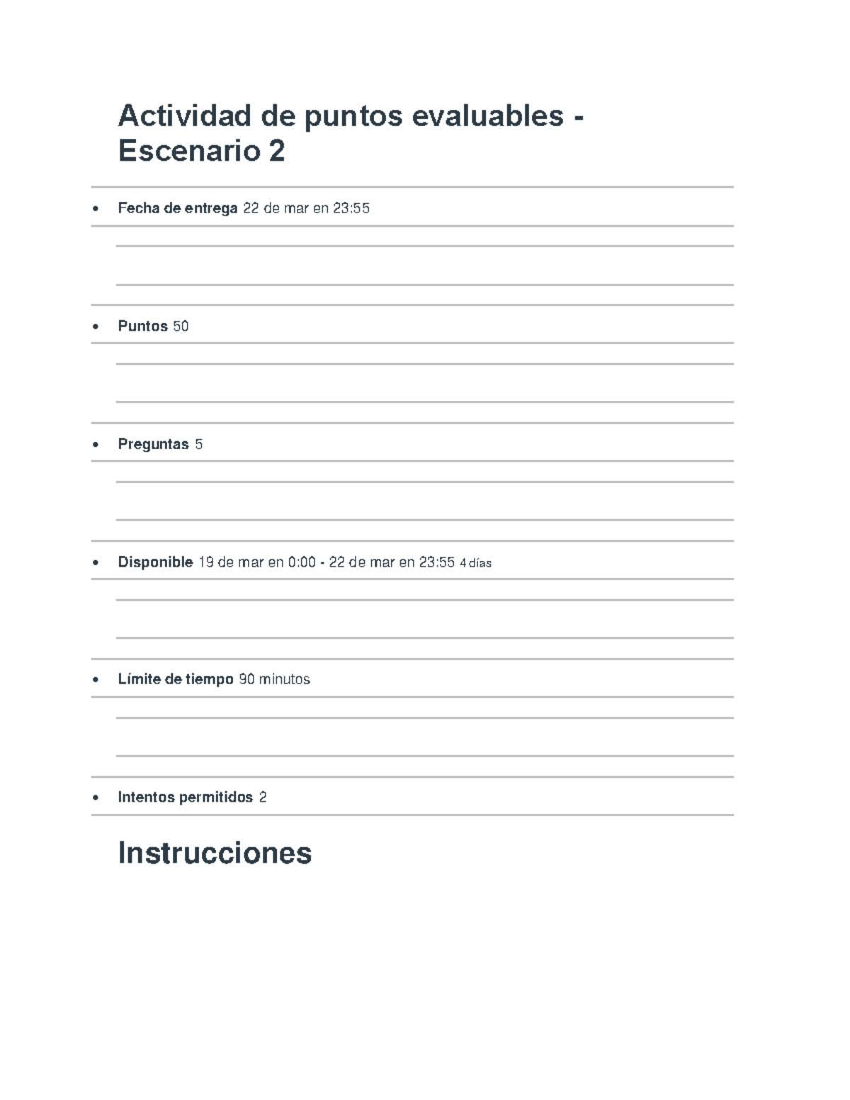 Actividad De Puntos Evaluables Escenarios 1 Y 2 - Actividad De Puntos ...