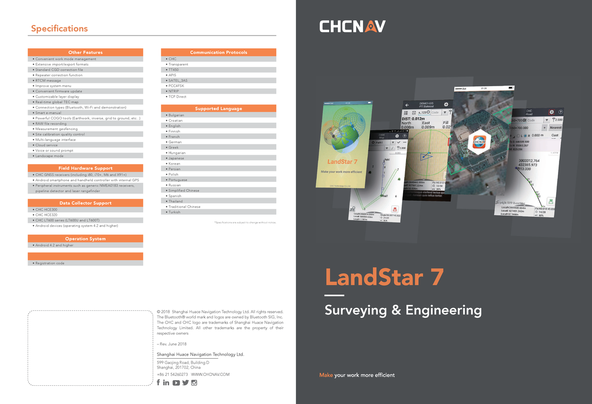 Land Star 7 DS EN - Other Features Communication Protocols Convenient ...