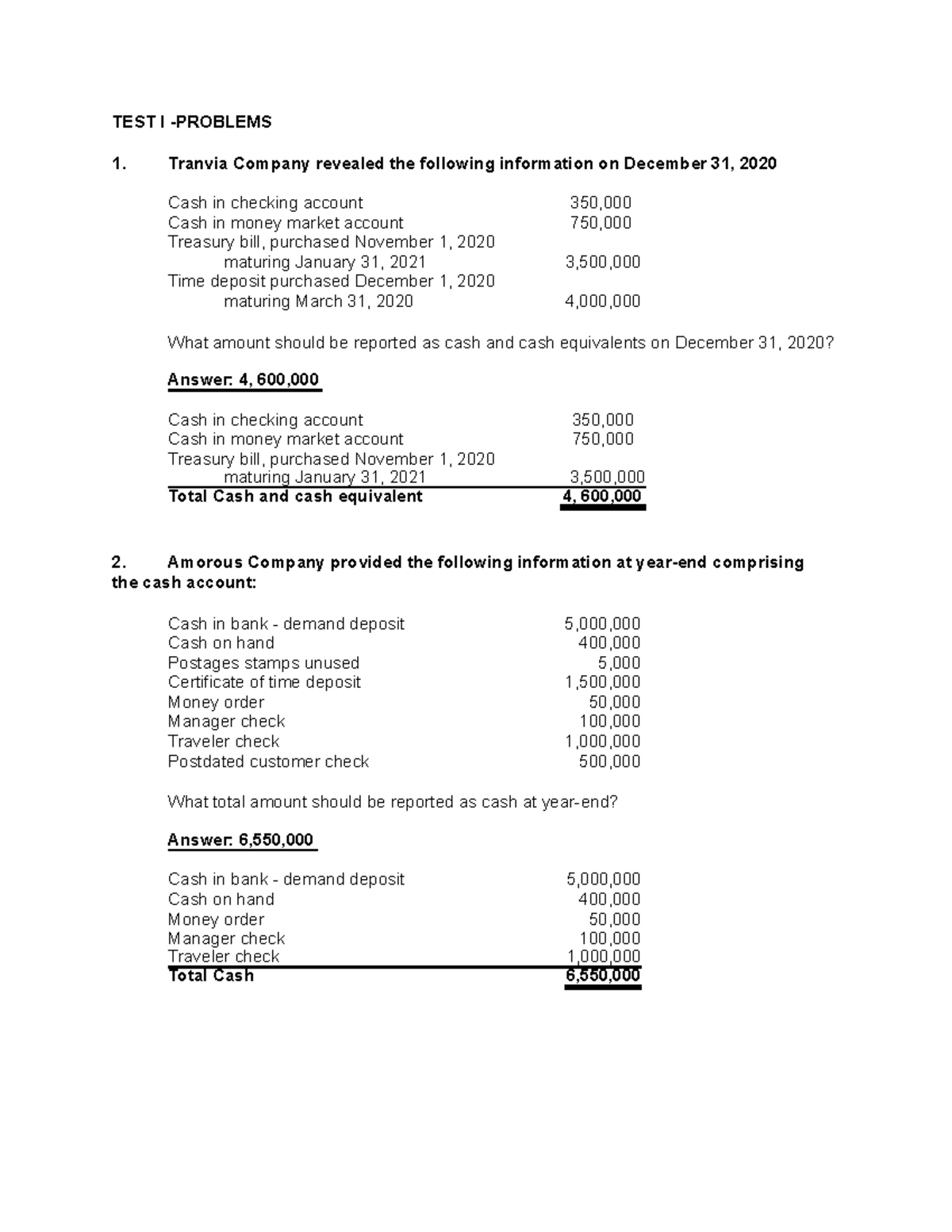 cce-cash-and-cash-equivalents-test-i-problems-cash-in-checking