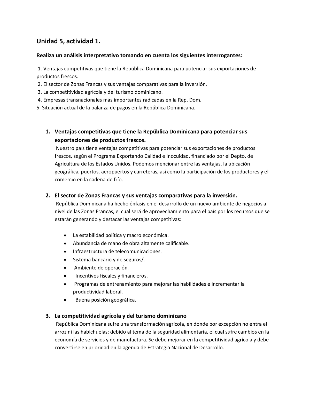 Unidad 5 Actividad 1 Economia 1 Unidad 5 Actividad 1 Realiza Un Análisis Interpretativo 1164