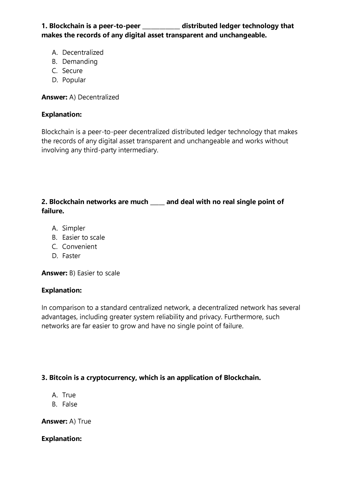 blockchain mcq