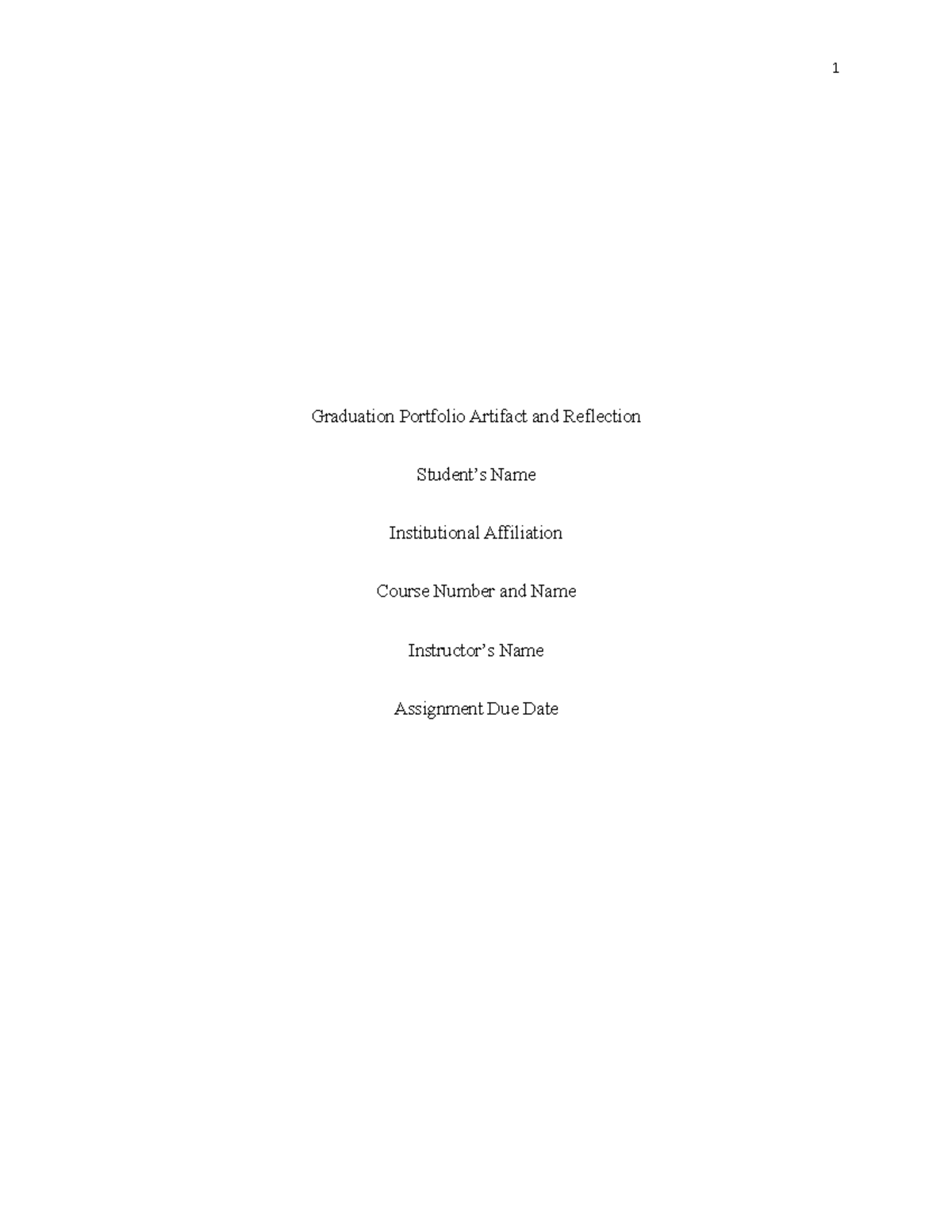 Standard #3 - Class assignment submitted. Good score - 1 Graduation ...