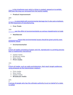 Activity 2 Reading Material (The Global Economy) - The Contemporary ...