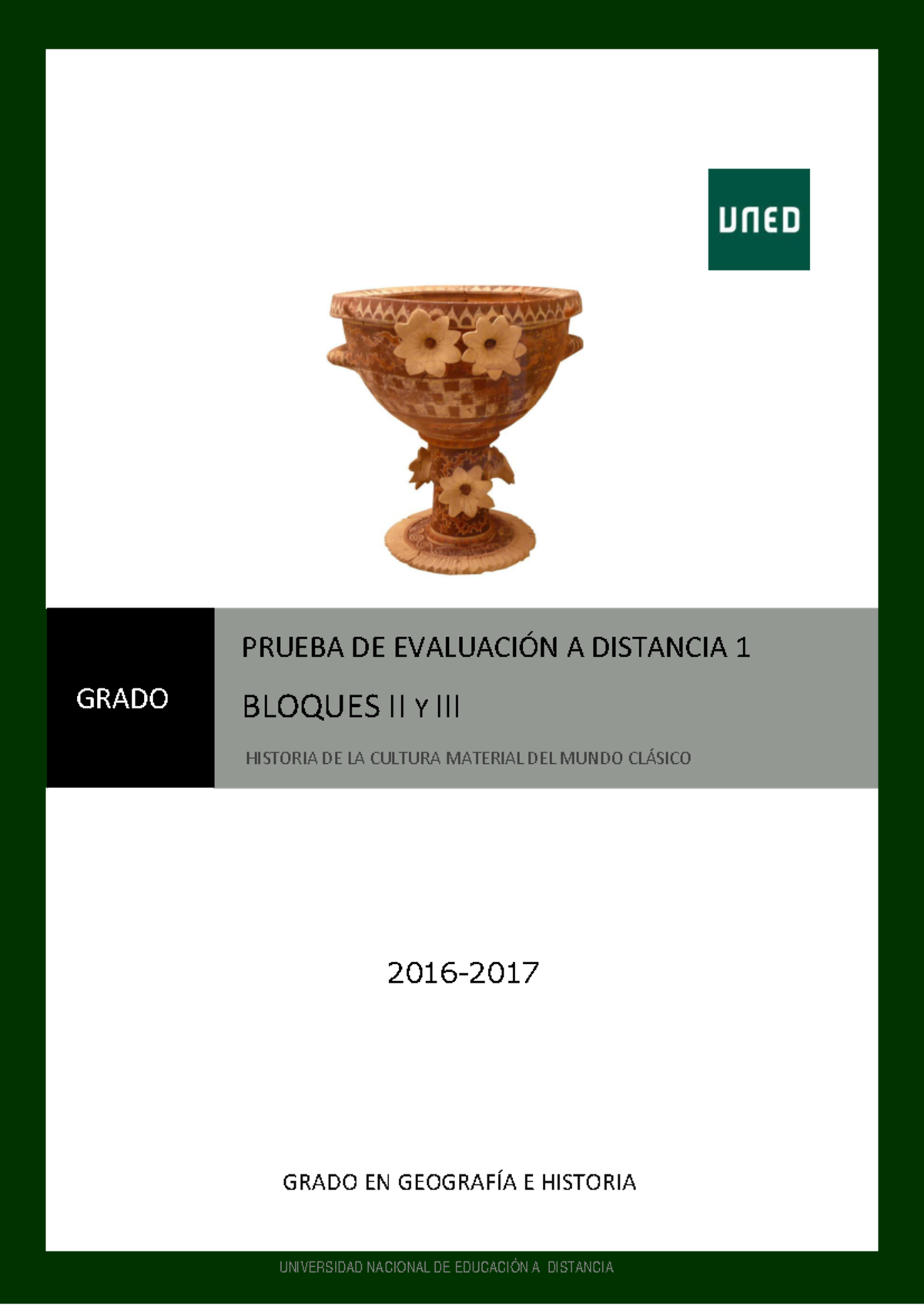 PEC 1 Historia Cultura material mundo