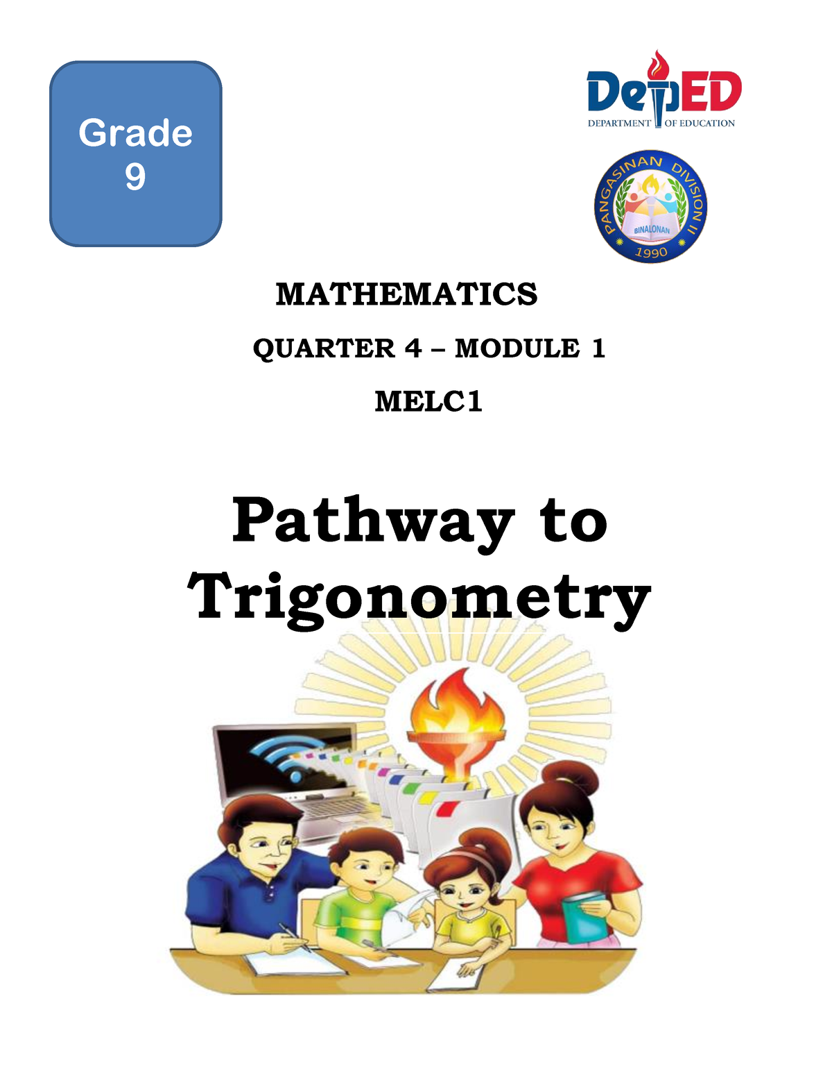 MATH A4 G9 Q4 Module 1 MELC-1 - MATHEMATICS QUARTER 4 – MODULE 1 MELC ...