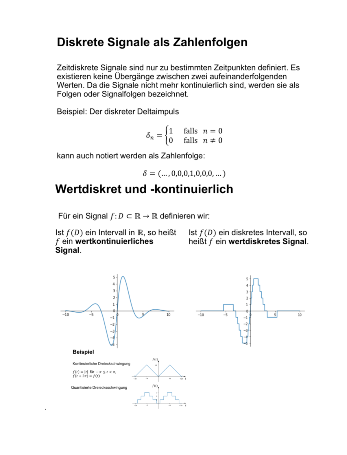 Signal 4 Signalprozessortechnik Studocu