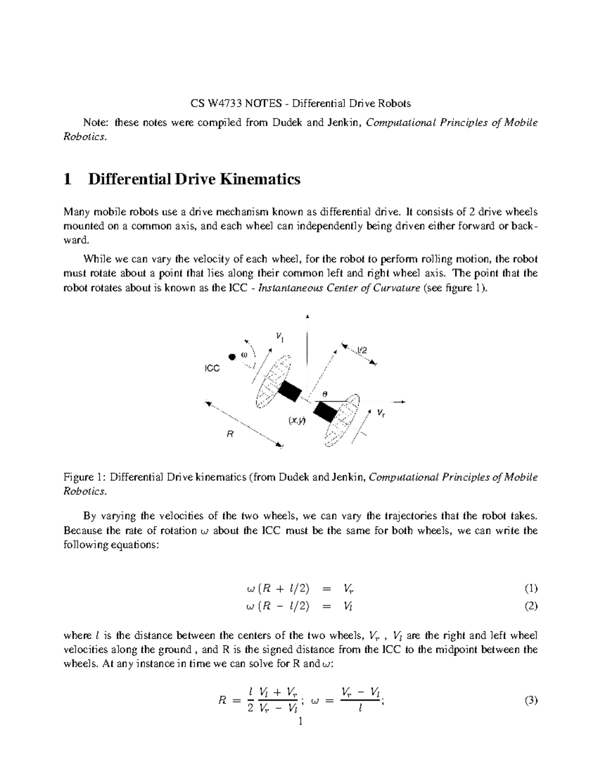 computational principles of mobile robotics