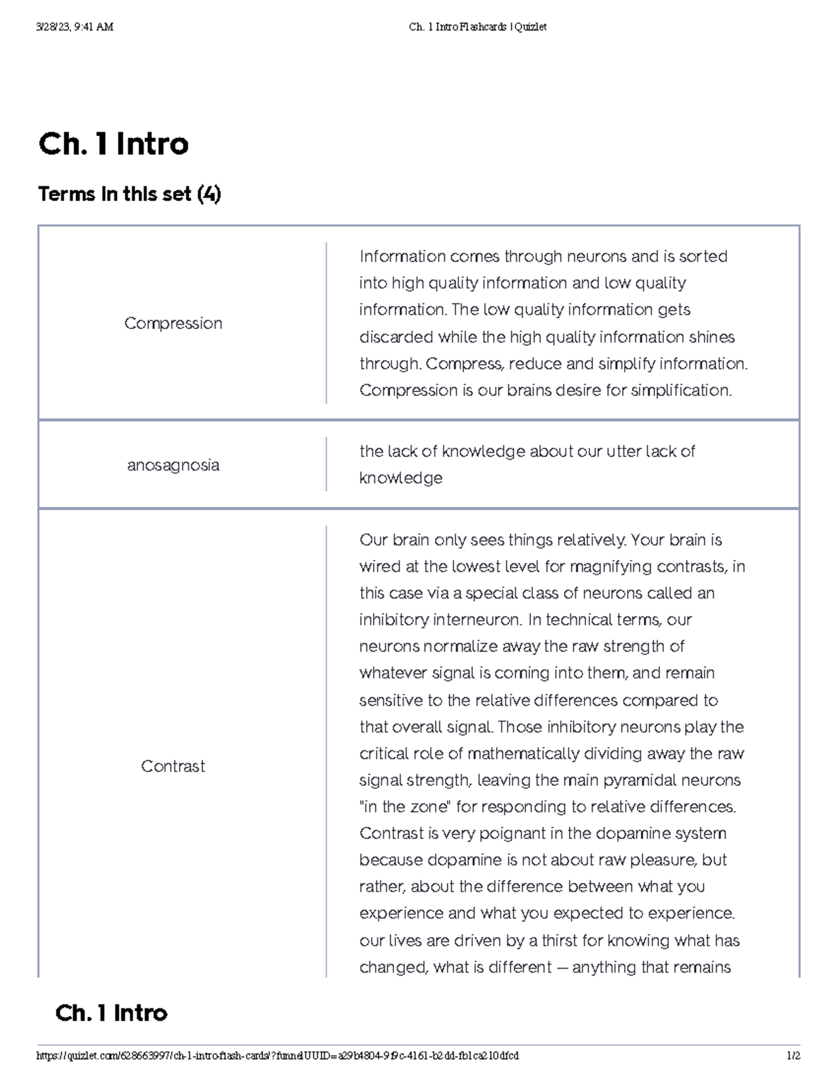 Ch. 1 Intro Flashcards Quizlet - 3/28/23, 9:41 AM Ch. 1 Intro ...