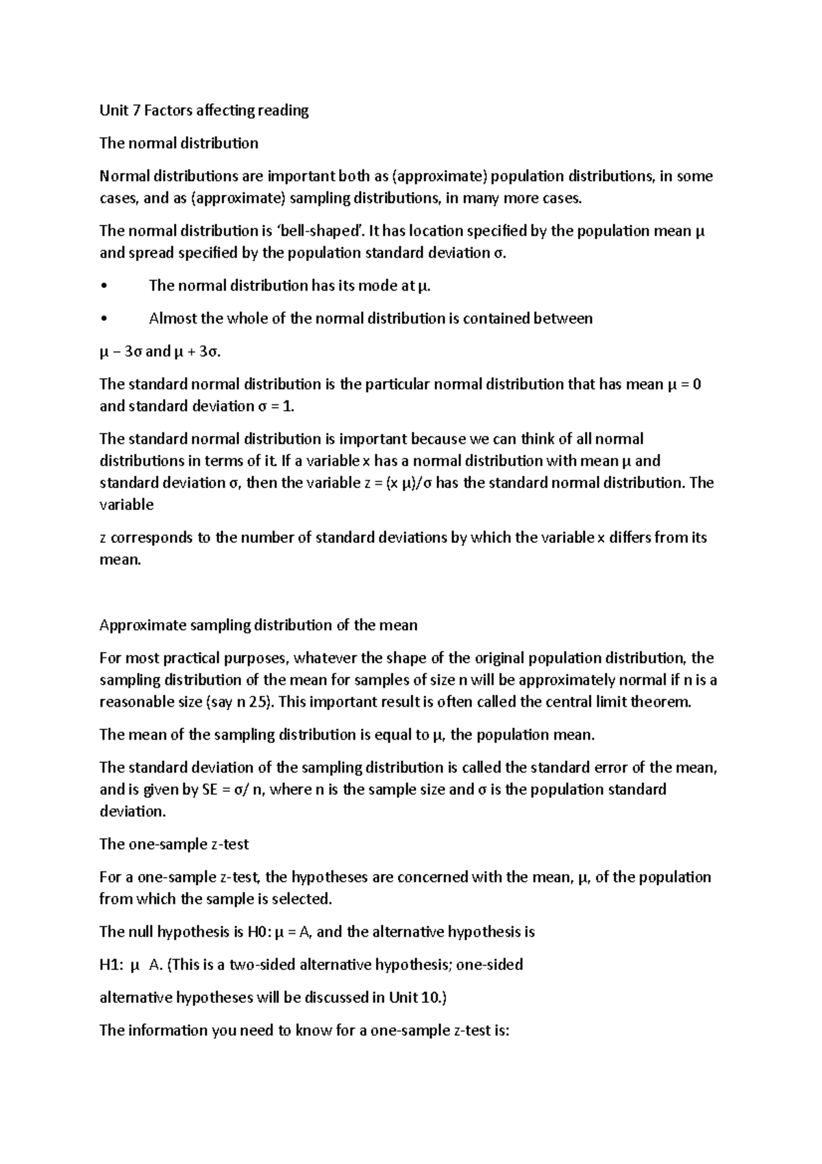 Handbook - part 14 - in depth notes for the units in the m140 module ...