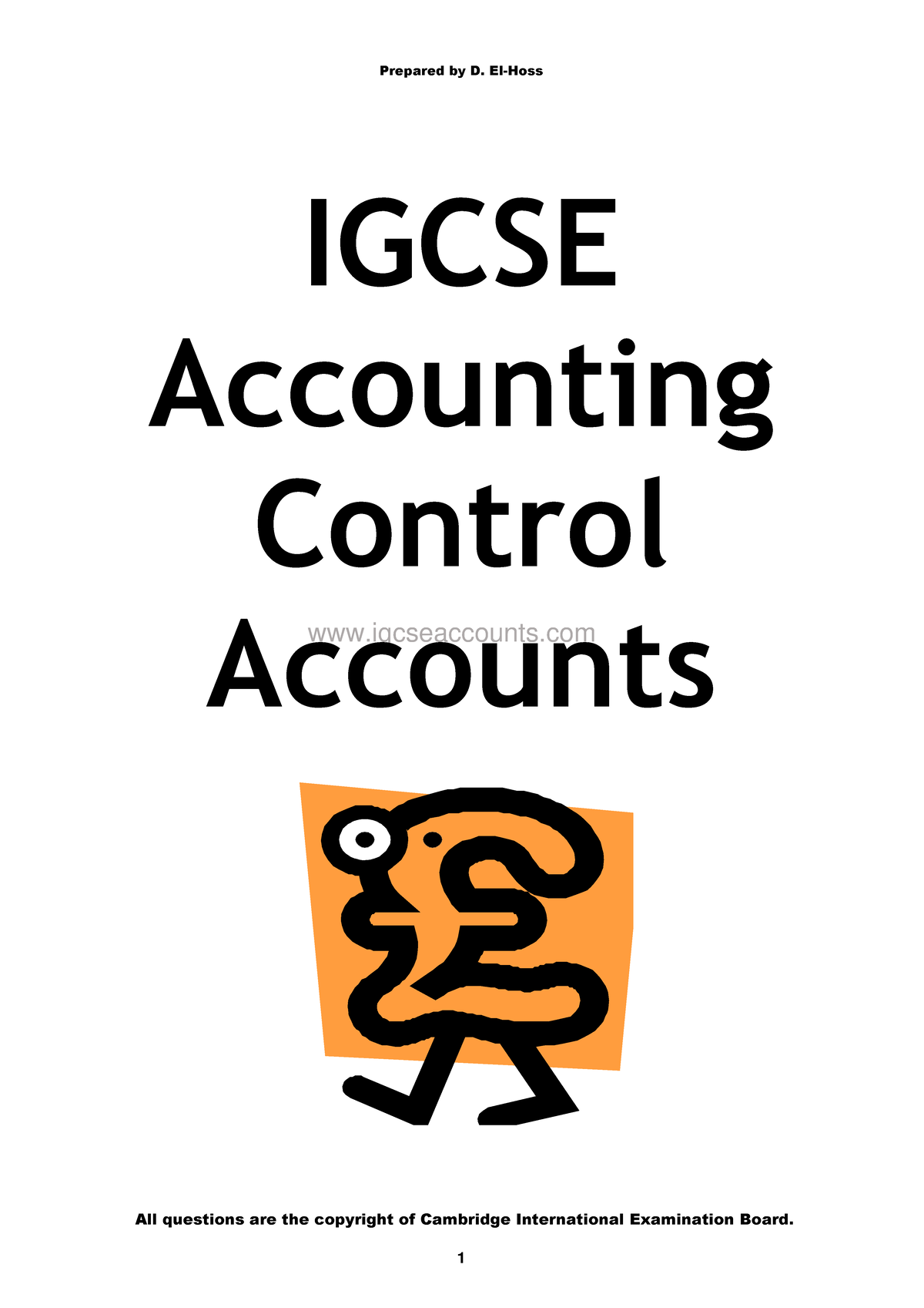 Igcse accounting control accounts questions answers igcseaccounts