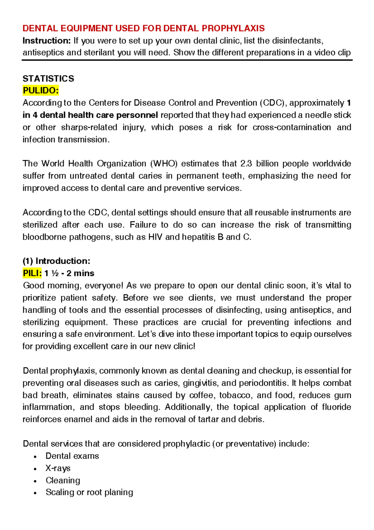 Dental- Equipment-USED-FOR- Dental- Prophylaxis- Script - DENTAL ...