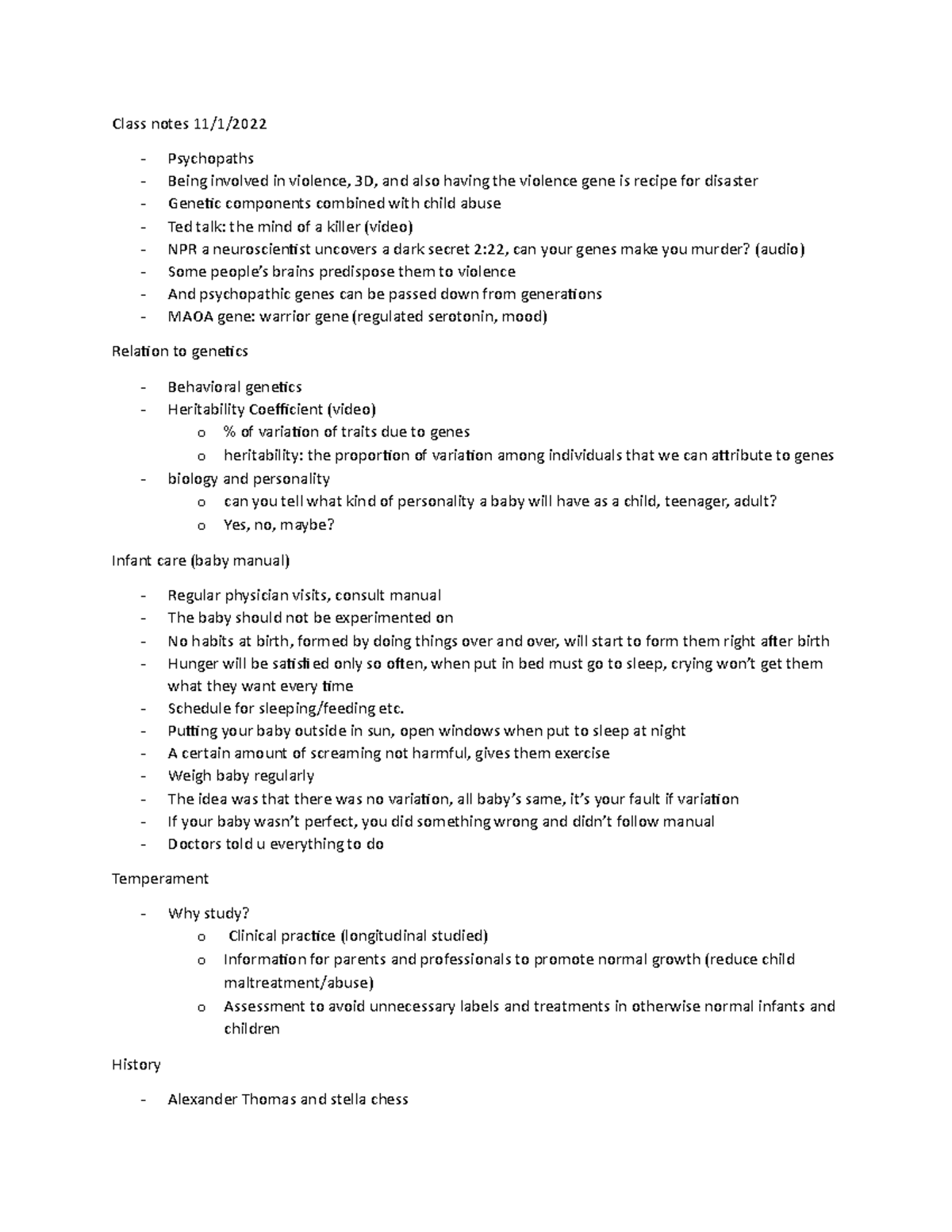 Unit 3 psyc notes - lecture and textbook prof monica reis-bergan ...