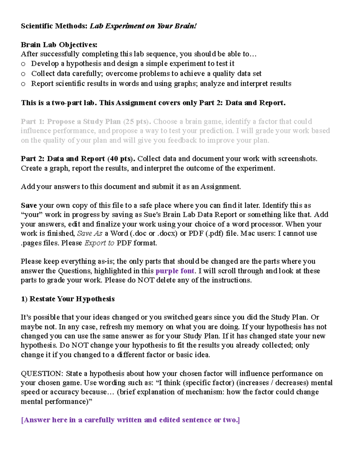 brain-lab-data-report-coursework-scientific-methods-lab-experiment