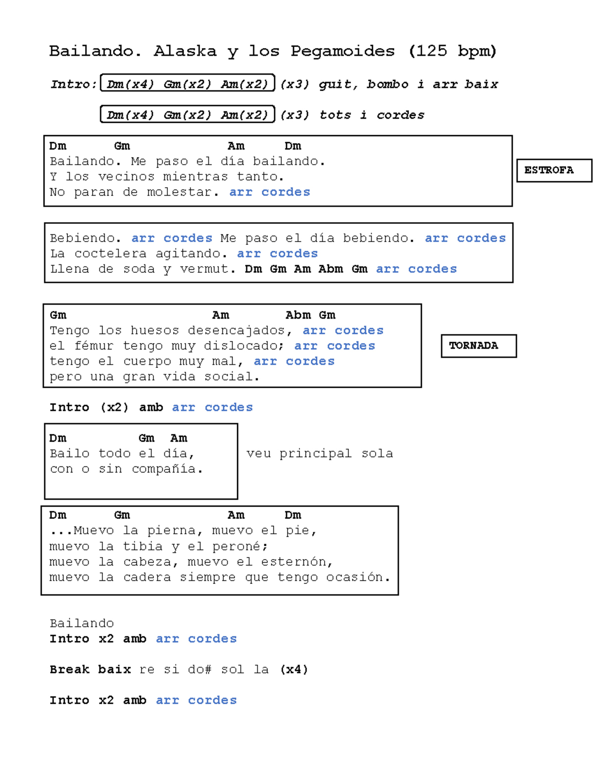 Bailando Alaska y los Pegamoides Bailando. Alaska y los Pegamoides