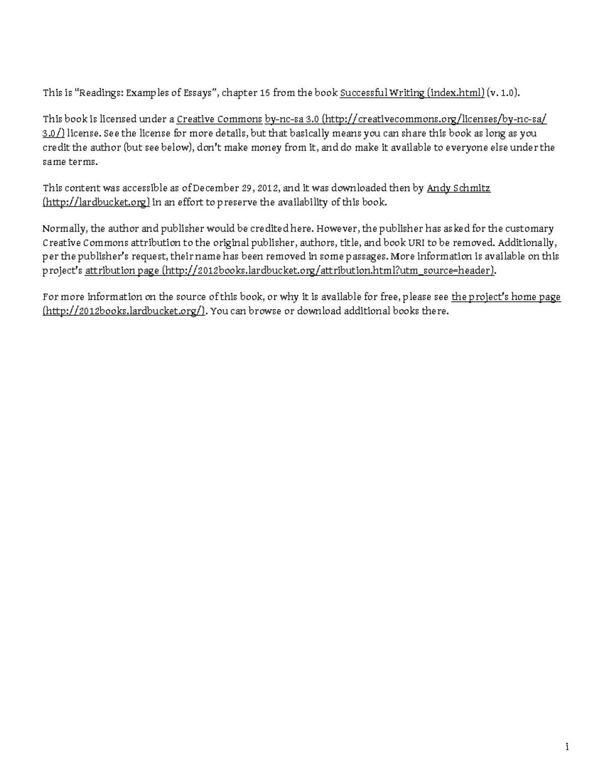 S19 readings examples of essays - This is “Readings: Examples of Essays ...