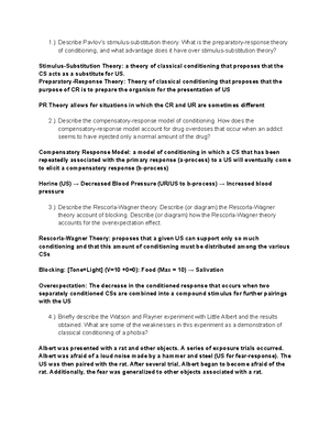 Chapter 7 Study Questions - Hannah Cox Ritchey PSYC 3520 6 October 2023 ...
