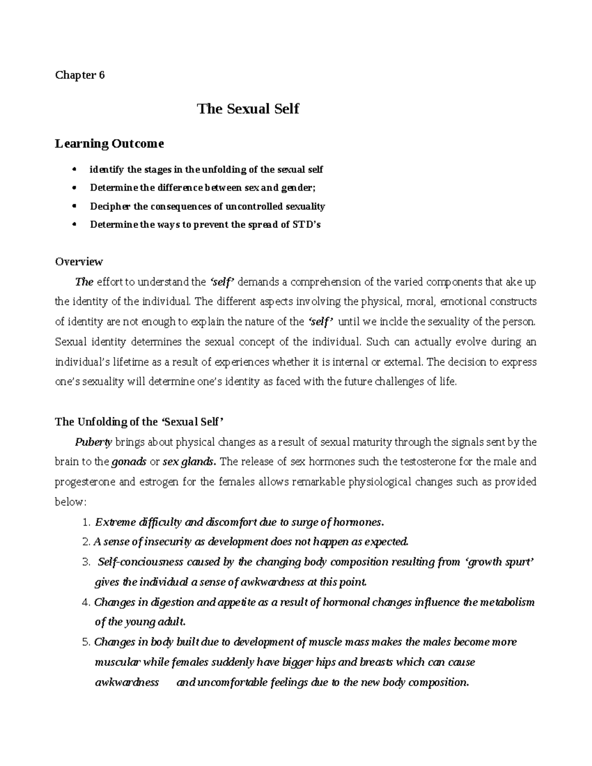 Chapter 6 8d20e6d5b14c069c85708 fc5a7f45a1f - Understanding the Self ...