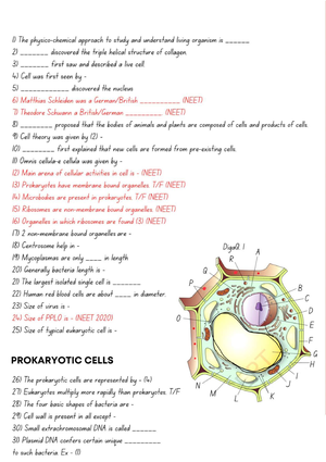 [Cell cycle and Cell Division] - 1 - NEET - Studocu