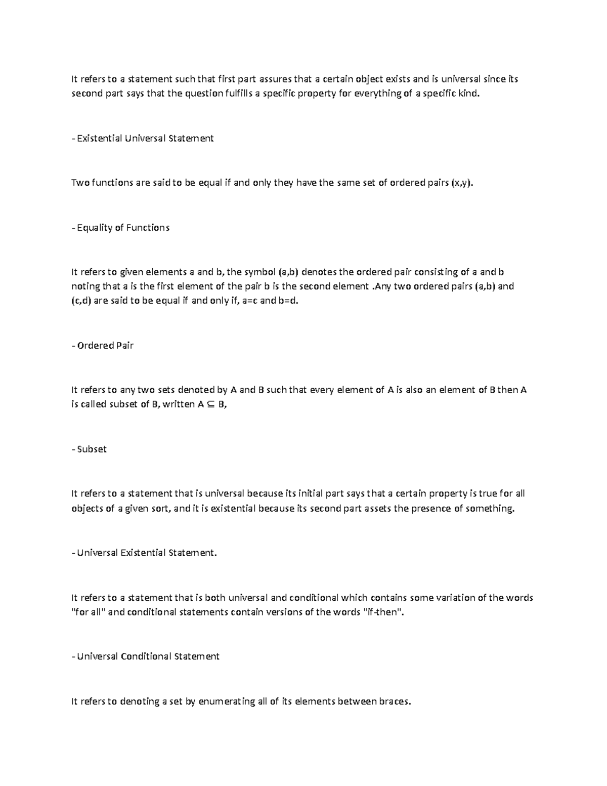 Mathematics In The Modern World Quiz 2 It Refers To A Statement Such That First Part Assures Mathematics In The Modern World Quiz 2 It Refers To A Statement Such That First Part Assures