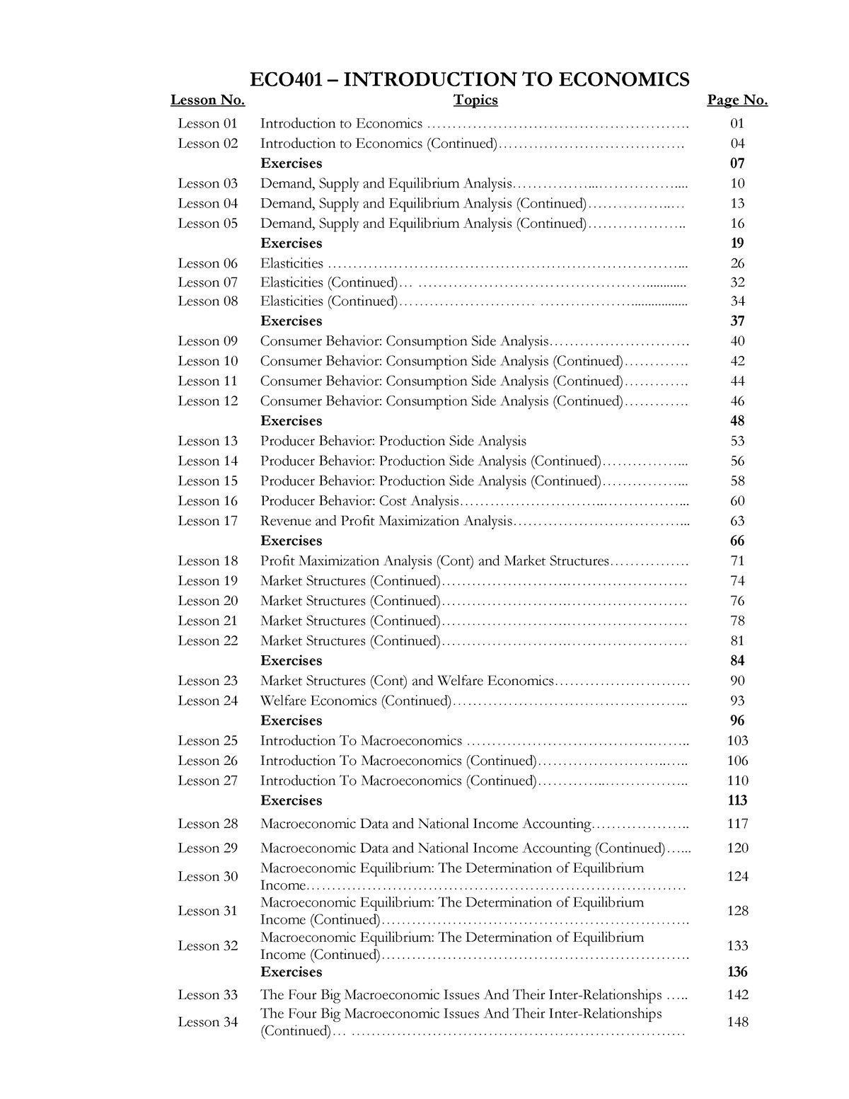 ECO401 Handouts 1 45 Detailed ECO401 INTRODUCTION TO ECONOMICS   Thumb 1200 1553 