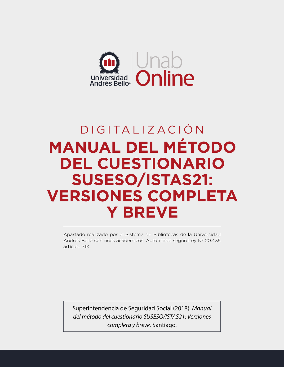 PSIA114 S3 Istas 2018 - Oorganizaciones - MANUAL DEL MÉTODO DEL ...