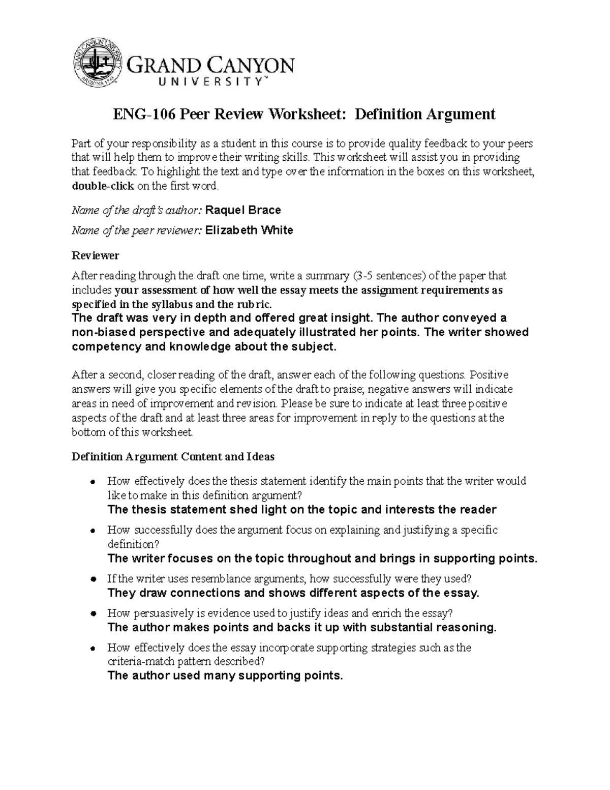 ENG106 Definition Peer Review Worksheet ENG106 Peer Review Worksheet