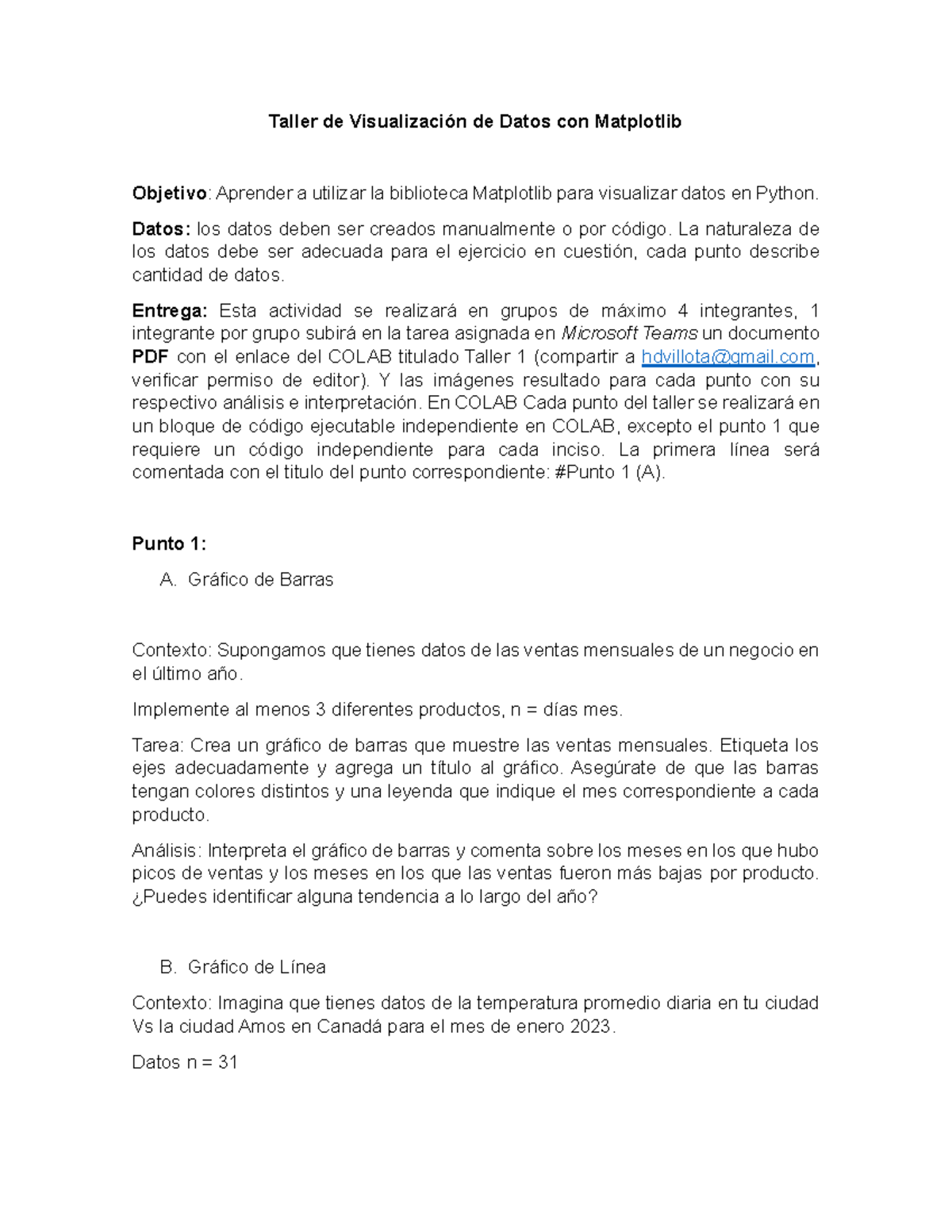Taller de Matplolit - Taller de Visualización de Datos con Matplotlib ...
