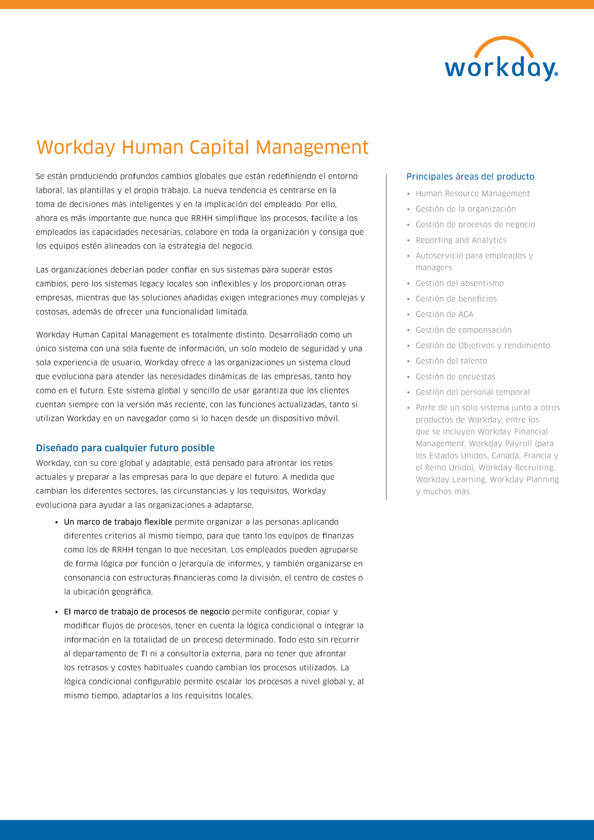 Datasheet Human Capital Management Es - Workday Human Capital ...