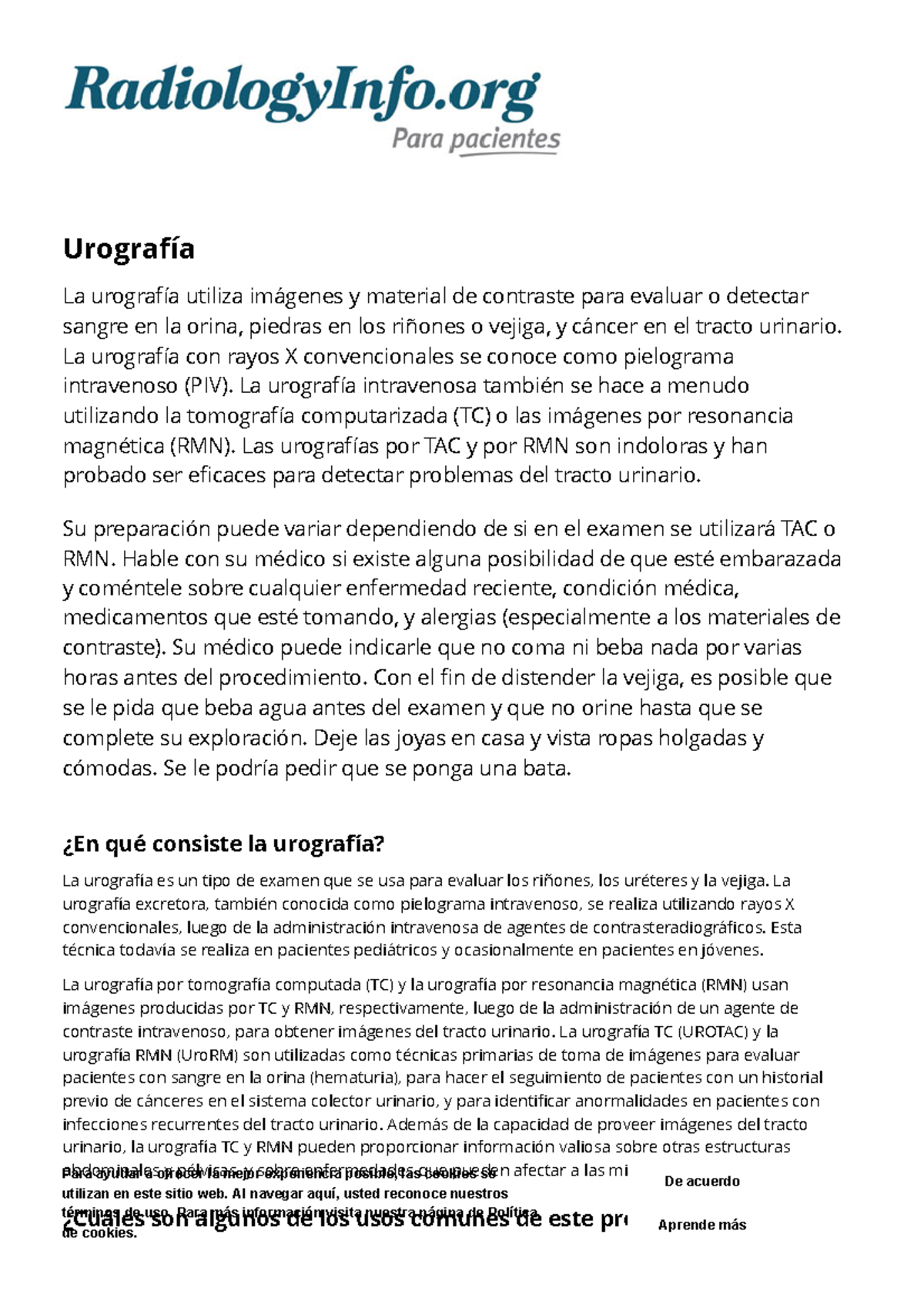 Uro grafía - Resumen de Urografia - Urologia - UPAP - Studocu