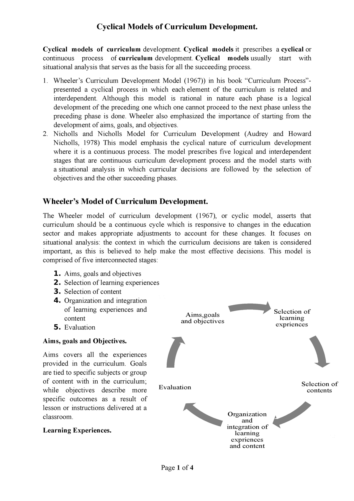 Bonnie Wright Leaked Curriculum Planning Model