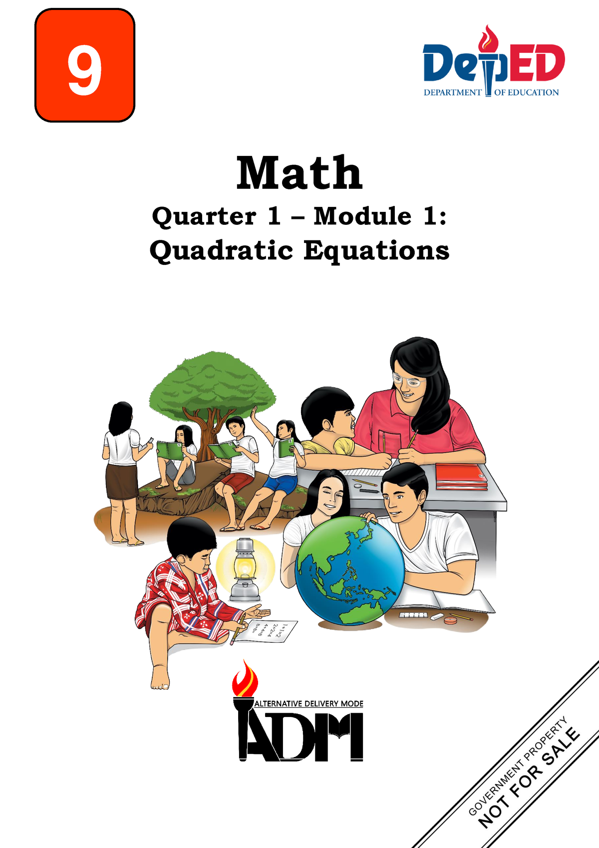 MATH 9- Module-1-Week 1 - Math Quarter 1 – Module 1: Quadratic ...