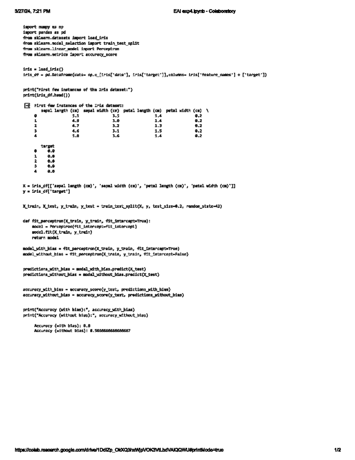 EAI exp4 - lab notes exp4 - Ethics and AI - Studocu